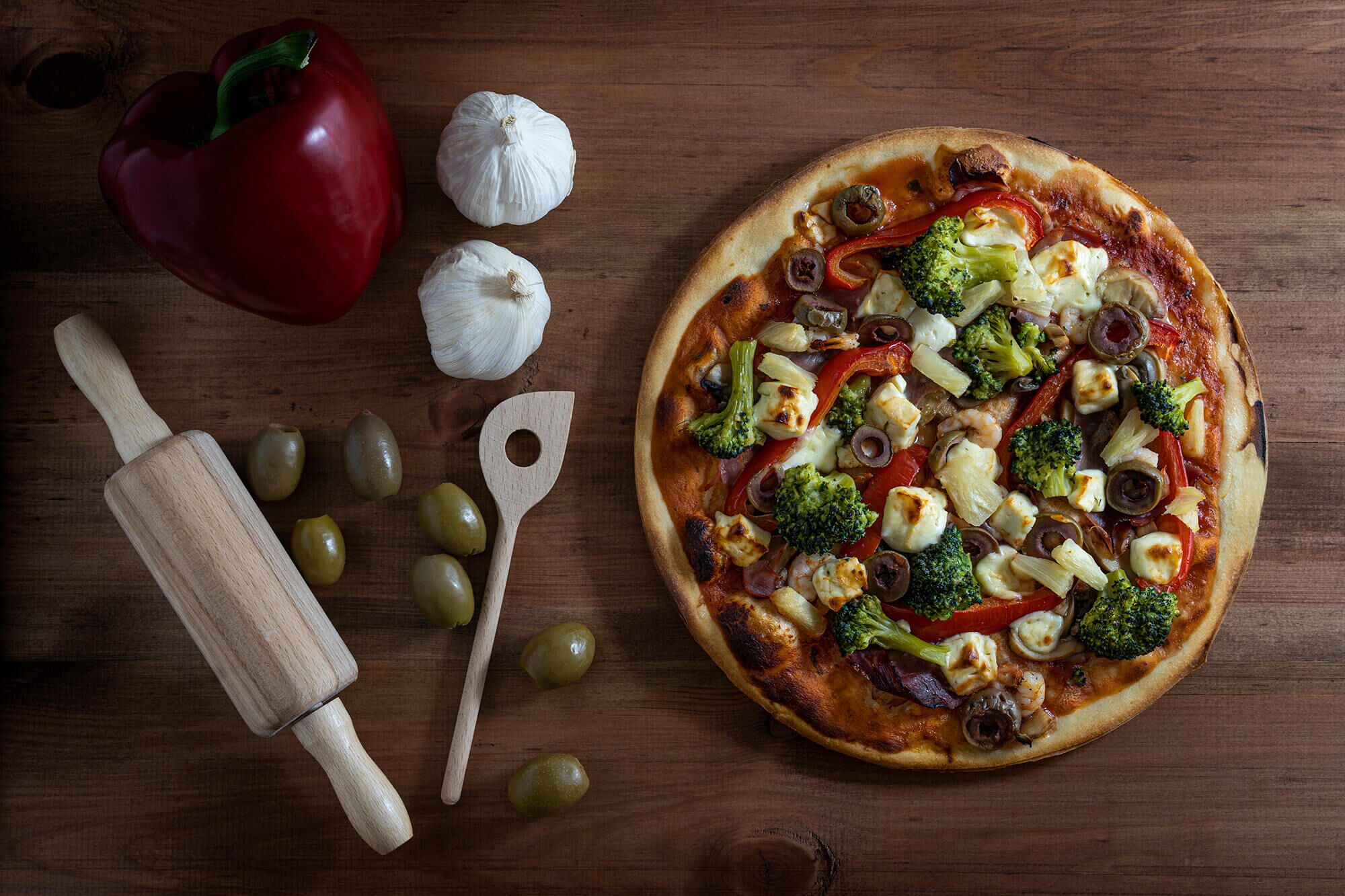 Produktfotografie Pizza Shot