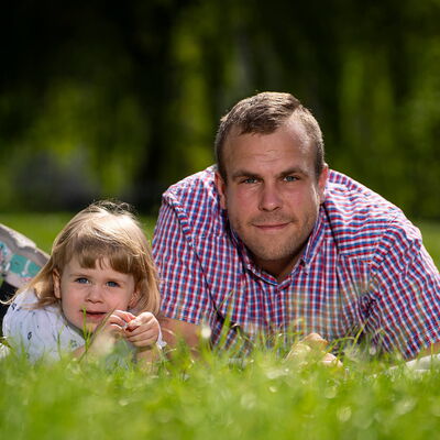 Familienfotos mit Sven und Milli