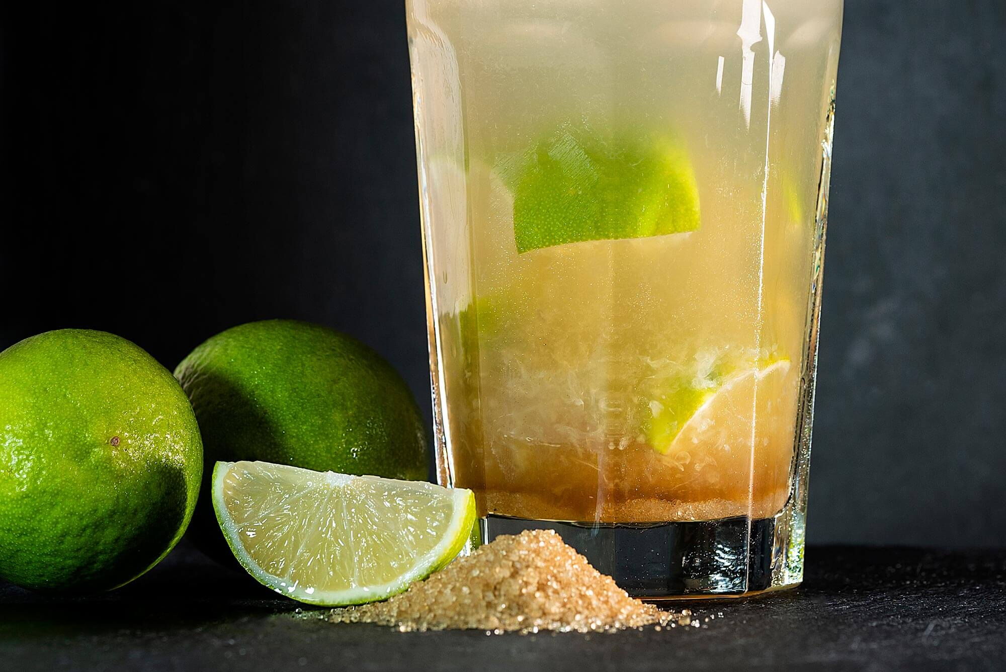 Produktfotografie Caipirinha Shot