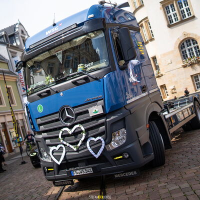 Truckerhochzeit von Dominque und Sven